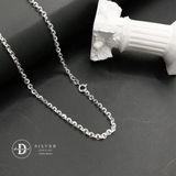  Dây Chuyền Nam Trơn Xích Oval 3.5li - Dây chuyền Bạc 925 - Silver 925 Necklace Basic Chain Ddreamer 