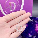  Sterling Silver Necklace-Dây Chuyền Bạc 925 Dây chuyền Ngôi Sao Lớn Đính Đá-DC241 dreamer 