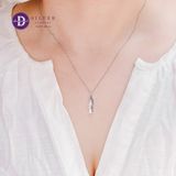  Dây Chuyền Nữ Hình Lông Vũ -Dây Chuyền Bạc 925-  Basic Flat Feather- Silver 925 Ddreamer Jewelry 850DCT 