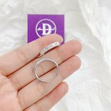  Nhẫn Bạc 925 Nhẫn Bản Full Đá & 1/2 Line Đá - Đá Baguette Hình - Silver 925 Ring - 2596NH  2600NH 