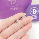  Bông Tai Bạc 925 - Hoa Tai Cuộn Len Small Wool Ball - Silver 925 Earrings - 1410BTT Ddreamer 