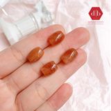  Mặt Lu Thống Đá Sun Stone Ánh Cam - Đá Phong Thủy Thiên Nhiên  - Không Kỵ Mệnh - Ddreamer 