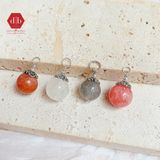  Mặt Dây Chuyền Đá Thiên Nhiên - Đá Hắc Nguyệt Quang & Moon Stone Sunstone, Đá Đào Hoa Mix Charm Bạc 925 - Không Kỵ Mệnh- Ddreamer 