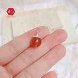  Mặt Dây Chuyền Đá Thiên Nhiên - Đá Thạch Anh Hồng & Thạch Anh Tím, Thạch Anh Dâu Hồng  Mix Charm Bạc 925 - Cho Mệnh Hỏa/Thổ - Ddreamer 