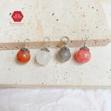  Mặt Dây Chuyền Đá Thiên Nhiên - Đá Hắc Nguyệt Quang & Moon Stone Sunstone, Đá Đào Hoa Mix Charm Bạc 925 - Không Kỵ Mệnh- Ddreamer 