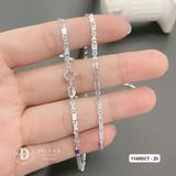  Dây Chuyền Nam Trơn Xích Dẹp Chữ Nhật 1&2li - Dây chuyền Bạc 925 - Silver 925 Necklace Basic Chain Ddreamer 