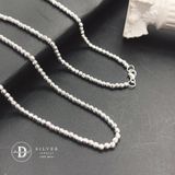  Dây Chuyền Premium Bi Móc Máy Sparkling Ball  - Dây chuyền Bạc 925 - Silver 925 Necklace Basic Chain Ddreamer 