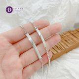  Engravable Bar Chain Bracelet - Lắc Tay Khắc Chữ Dây Bản Vuông Unisex 1289VTT - 1276VTT 