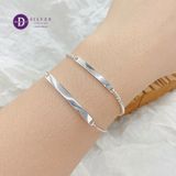  Engravable Bar Chain Bracelet - Lắc Tay Khắc Chữ Dây Bản Vuông Unisex 1289VTT - 1276VTT 