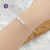  Engravable Bar Chain Bracelet - Lắc Tay Khắc Chữ Dây Bản Vuông Unisex 1289VTT - 1276VTT 