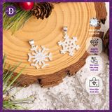  Snowflake Christmas Silver Necklace - Dây Chuyền Bạc 925 Hình Hoa Tuyết - Quà Tặng Giáng Sinh MDC243 MDC212 