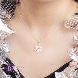  Snowflake Christmas Silver Necklace - Dây Chuyền Bạc 925 Hình Hoa Tuyết - Quà Tặng Giáng Sinh MDC243 MDC212 