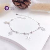  Lucky Flower Silver Bracelet - Vòng Tay Bạc 925  Cỏ 4 Lá 126VTT 