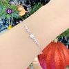 Snowflake Silver Bracelet - Vòng Tay Bạc 925 Hoa Tuyết (Dây Mì & Bi Bạc) - Quà Tặng Giáng Sinh 415VTT