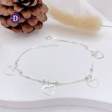  Heart Silver Bracelet - Lắc Tay Bạc 925 Trái Tim Rơi Ddreamer 083VTT 