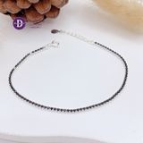  Tennis CZ Stone Bracelets - Lắc Tay Tennis Đá CZ Đen 1.5li Ddreamer 1000VTH 