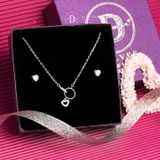  Jewelry Gift Set - Bộ Trang Sức Trái Tim Đính Đá CZ Trẻ Trung, Nữ Tính - Heart Gift Set 