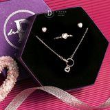  Jewelry Gift Set - Bộ Trang Sức Trái Tim Đính Đá CZ Trẻ Trung, Nữ Tính - Heart Gift Set 