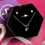  Jewelry Gift Set - Bộ Trang Sức Trái Tim Đính Đá CZ Trẻ Trung, Nữ Tính - Heart Gift Set 