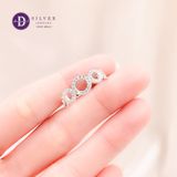  Nhẫn Bạc 925 Kiểu 7 Mặt Tròn Đính Đá - 7 Halo Circle - Silver 925 Rings - 2623NH Ddreamer 