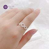  Nhẫn Bạc 925 Kiểu 7 Mặt Tròn Đính Đá - 7 Halo Circle - Silver 925 Rings - 2623NH Ddreamer 