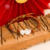  Vòng Tay Dây Thắt Tỳ Hưu & Chiêu Tài Lộc - Vòng Thắt Thủ Công Phối Charm Bạc 925 