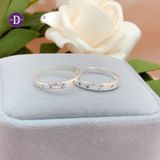  Couple Rings - Nhẫn Cặp Đính 5 Viên Đá Cá Tính - 2682NH Ddreamer 