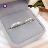  Couple Rings - Nhẫn Cặp Đính 5 Viên Đá Cá Tính - 2682NH Ddreamer 