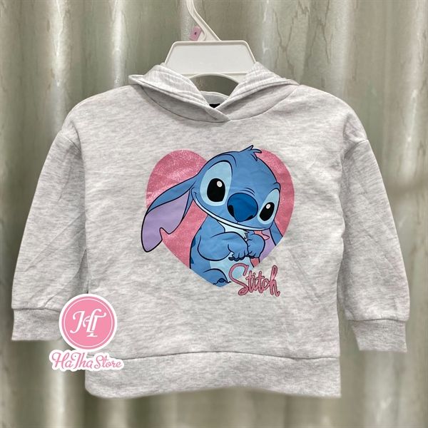 Áo hoodie HM xám stich