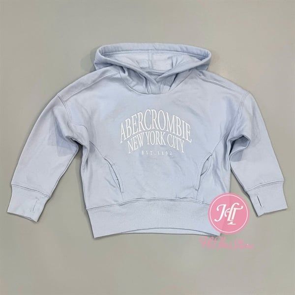 Áo hoodie ABer xanh nhạt bé trai