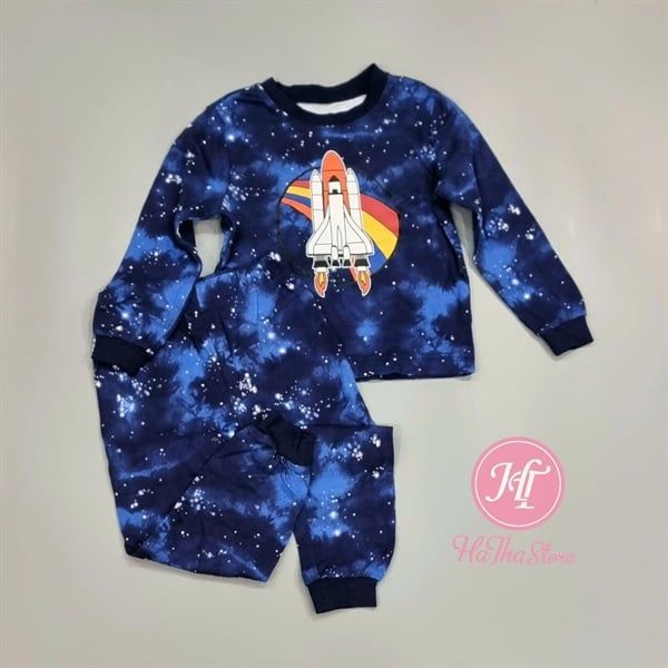 Bộ dài P3kkle xanh tên lửa bé trai