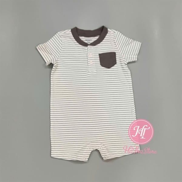 Body đùi C4RTER trắng sọc viền xám bé trai