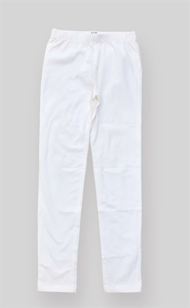 Quần legging trắng trơn bé gái