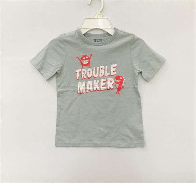 Áo thun PL4CE trouble maker bé trai