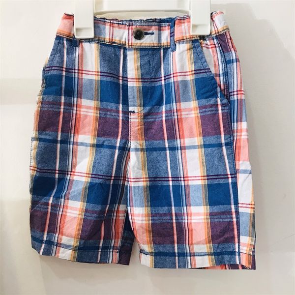 Quần short kaki Place đỏ xanh
