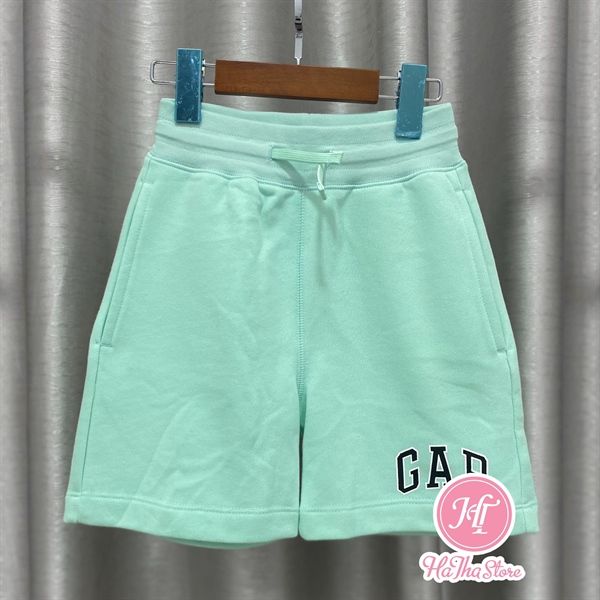 Quần short thun G4P xanh mint bé trai