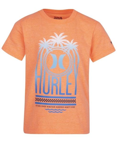Áo thun Hurley cam cây dừa bé trai