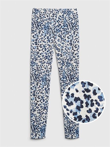 Quần legging G4P xanh beo bé gái