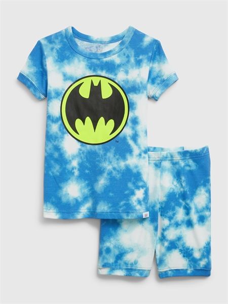 Bộ ngắn G4P xanh loang batman bé trai