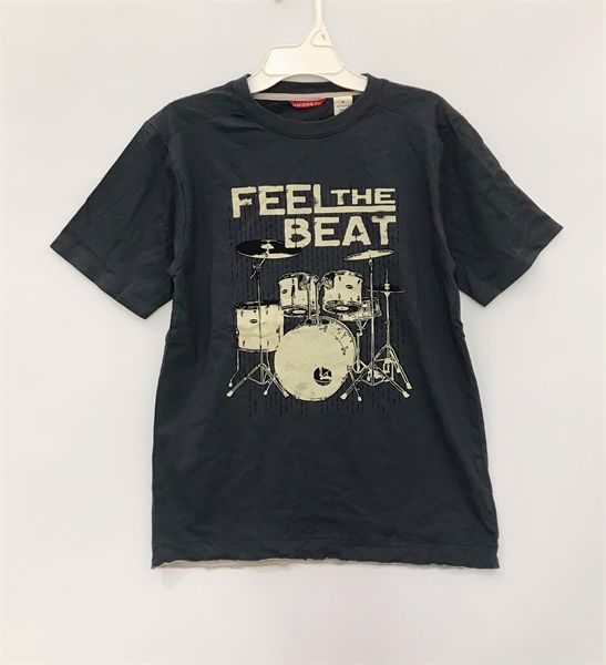 Áo thun Union Bay xám feel the beat bé trai