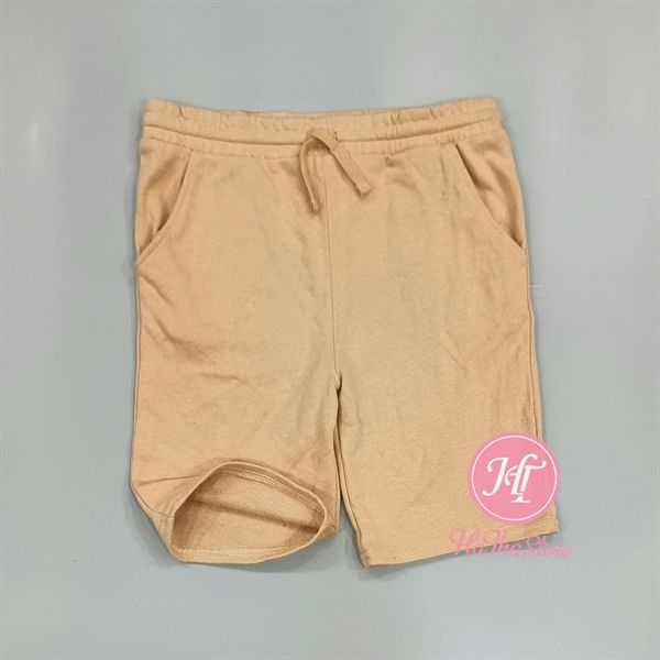 Quần short thun S&S nâu be bé trai