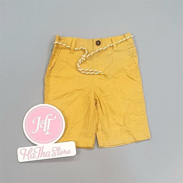 Quần short kaki Waga vàng bé trai