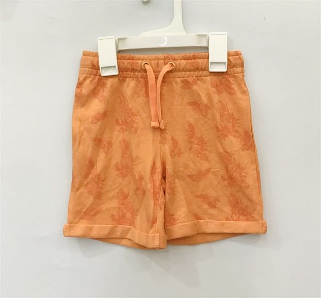 Quần short thun T3X cam bé trai