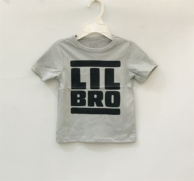 Áo thun Pl4ce xám lil bro bé trai
