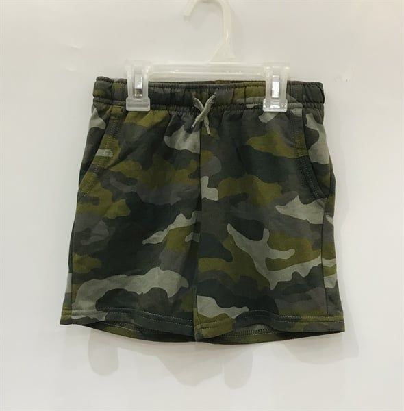 Quần short thun C&J xanh rằn ri bé trai