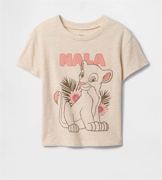 Áo thun G4P màu be hổ nala bé gái