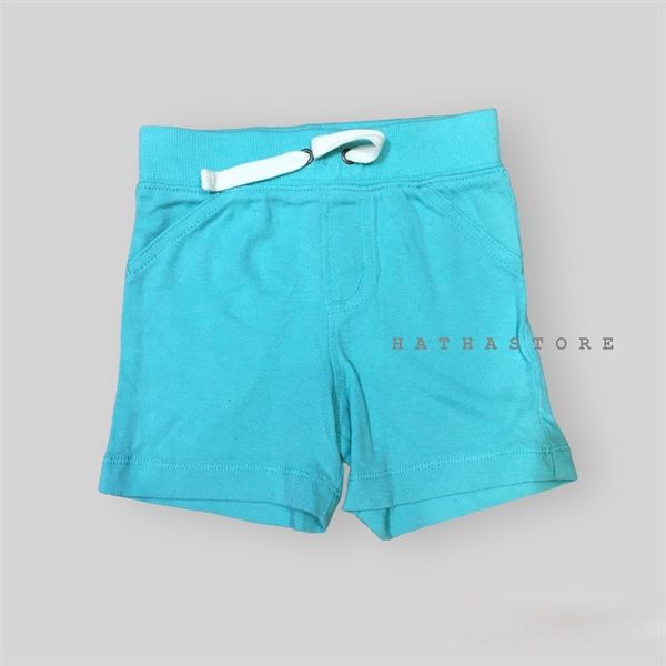 Quần short thun C4RTER xanh mint bé trai
