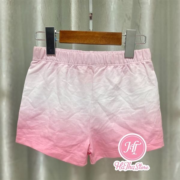Quần short thun JB hồng trắng