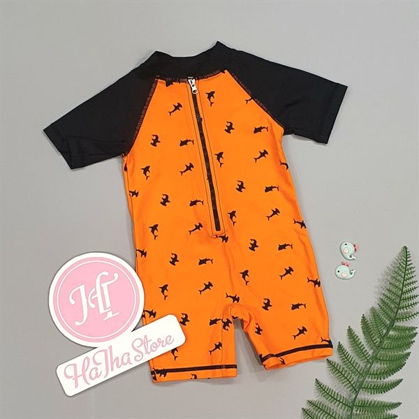Bộ bơi lièn Colloky cam cá bé trai