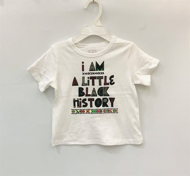 Áo thun Pl4ce trắng i'm little bé trai